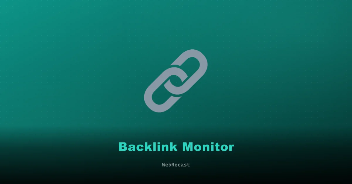 Backlink Monitor preview