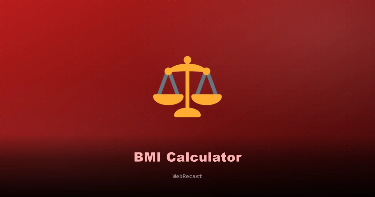 BMI Calculator preview