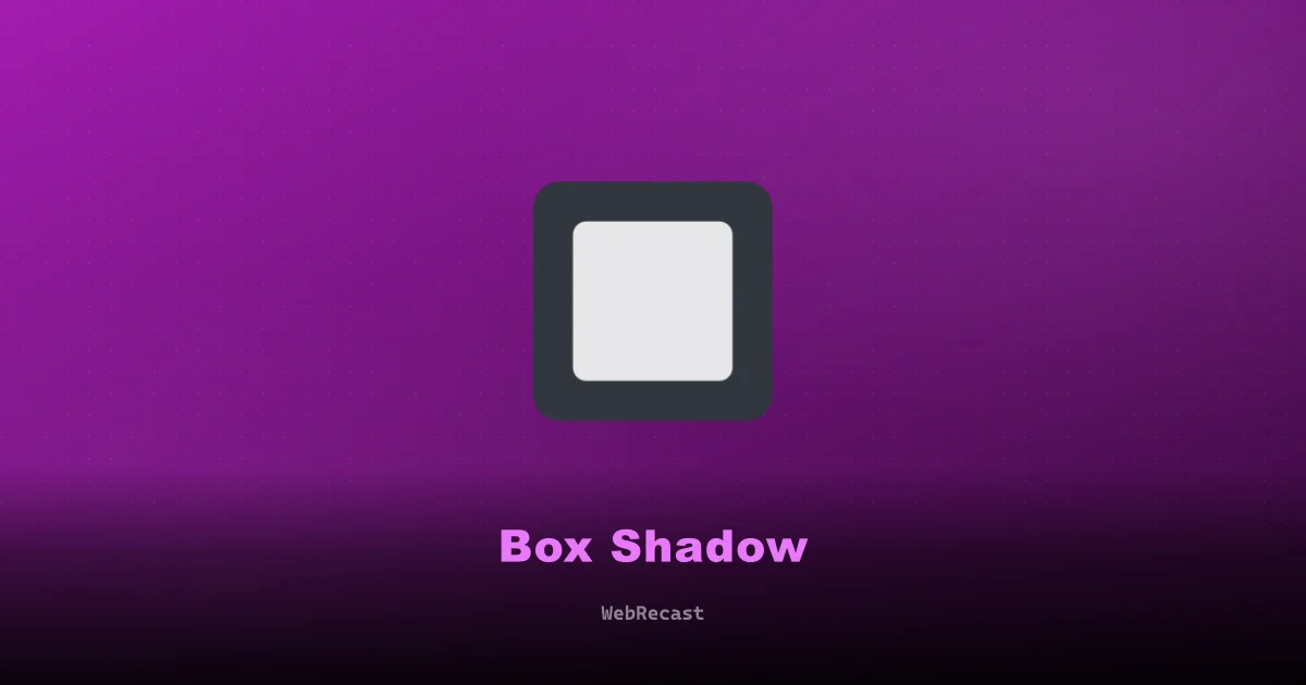 Box Shadow preview