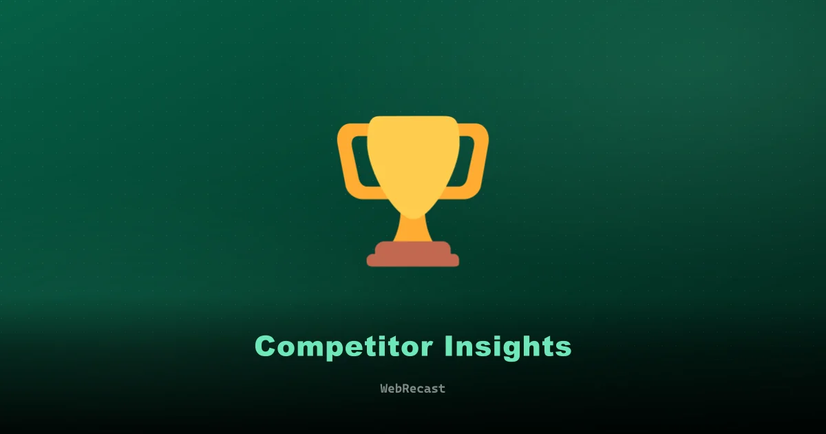 Competitor Insights preview