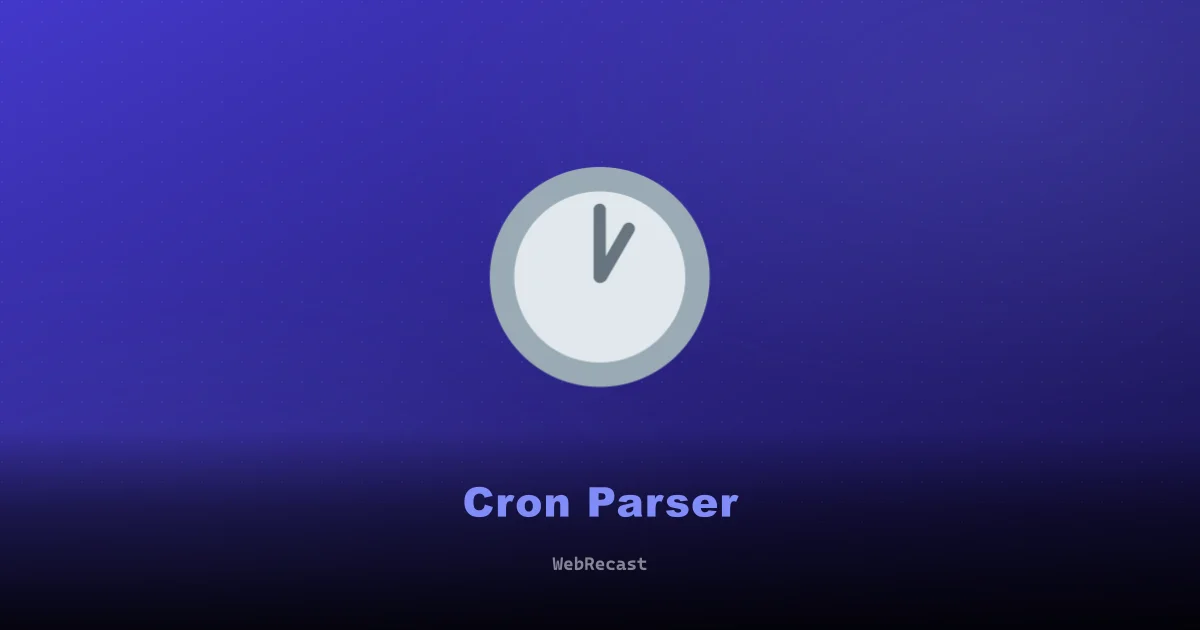 Cron Expression Parser preview