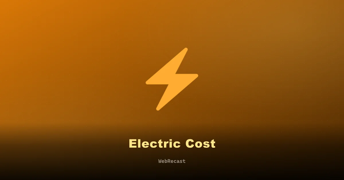 Electricity Cost Calculator preview