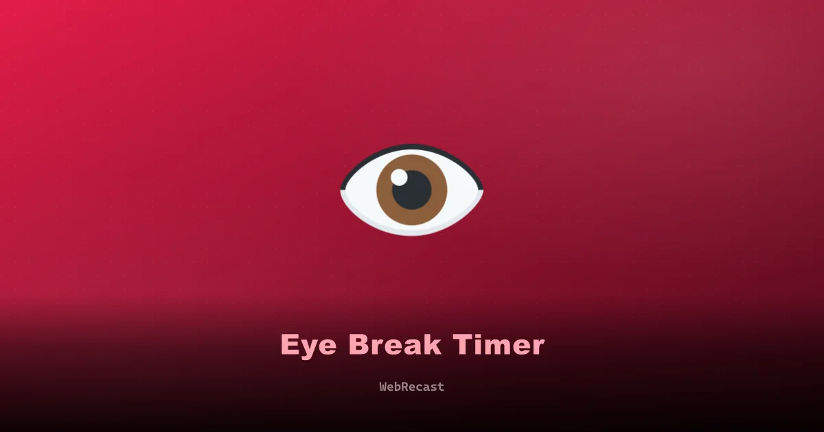 Eye Break 20-20-20 preview
