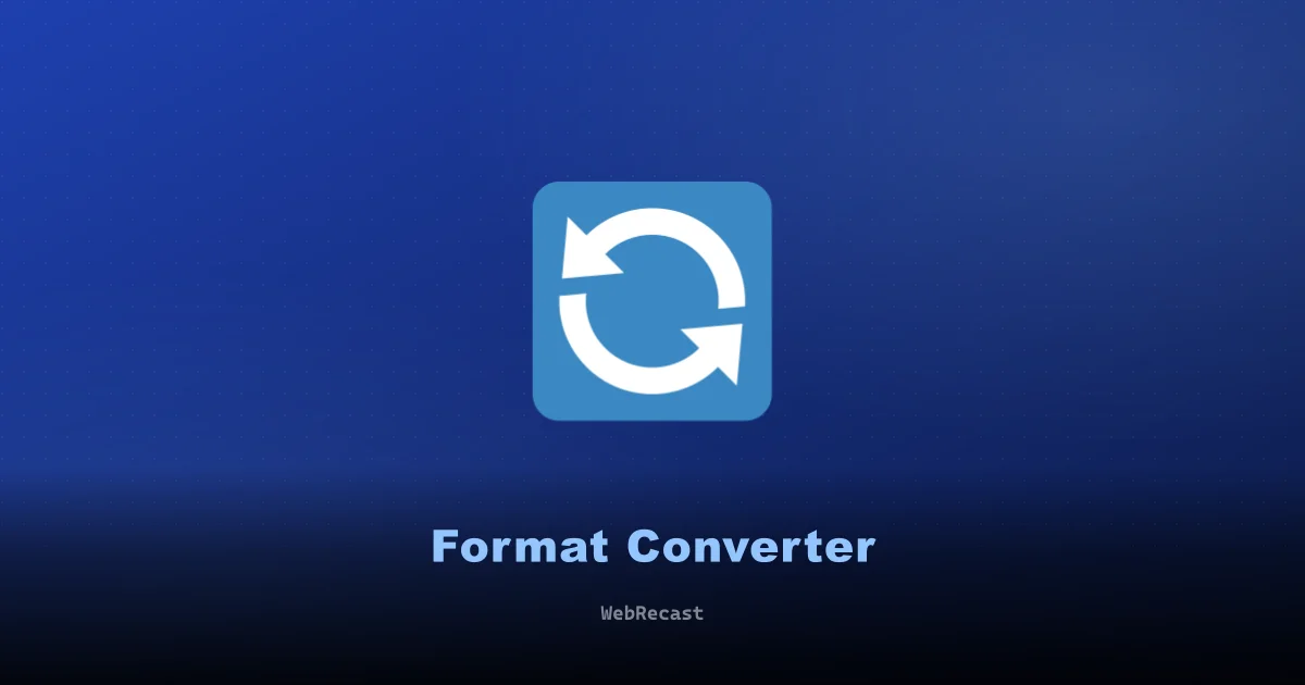 Format Converter preview