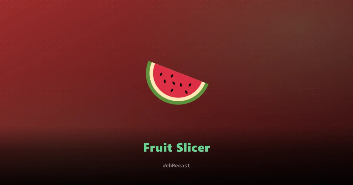 Fruit Slicer preview