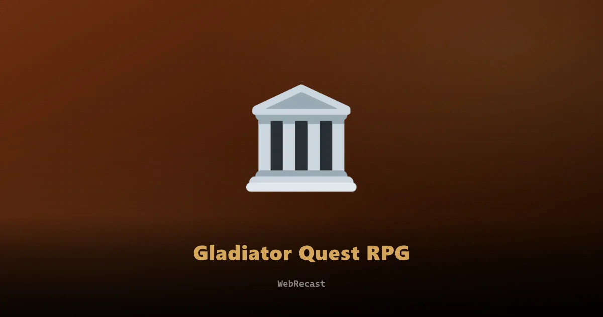 Gladiator Quest RPG preview