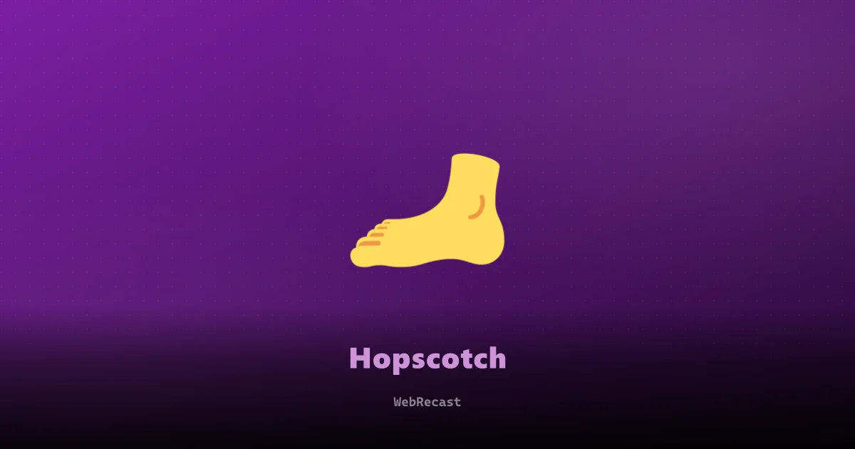 Hopscotch preview