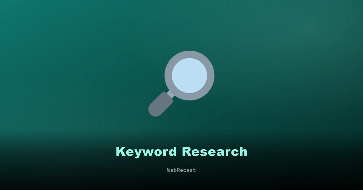 Keyword Research preview