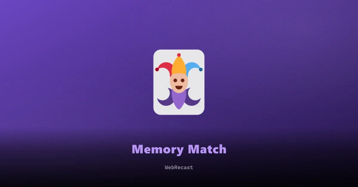 Memory Match preview