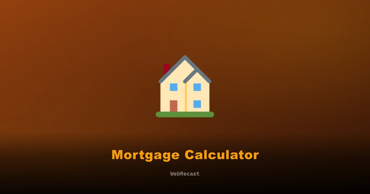 Mortgage Calculator preview