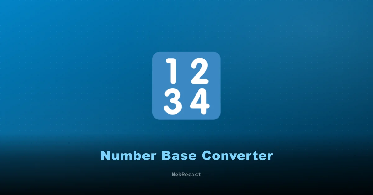 Number Base Converter preview