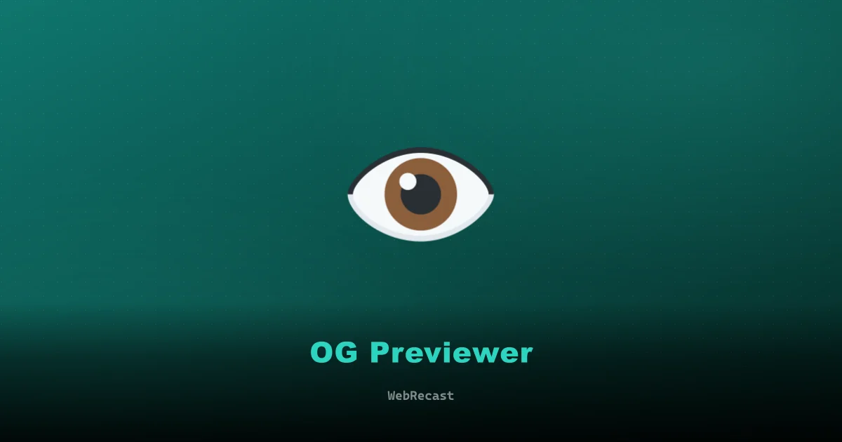 OG Tag Previewer preview