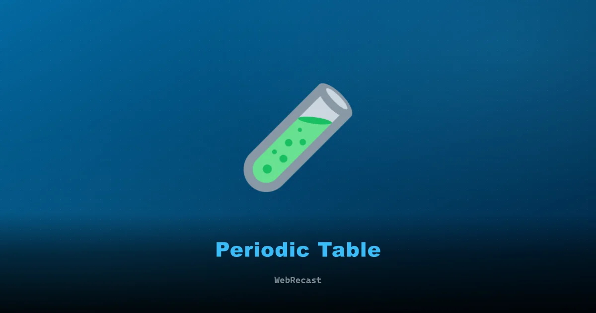Periodic Table preview