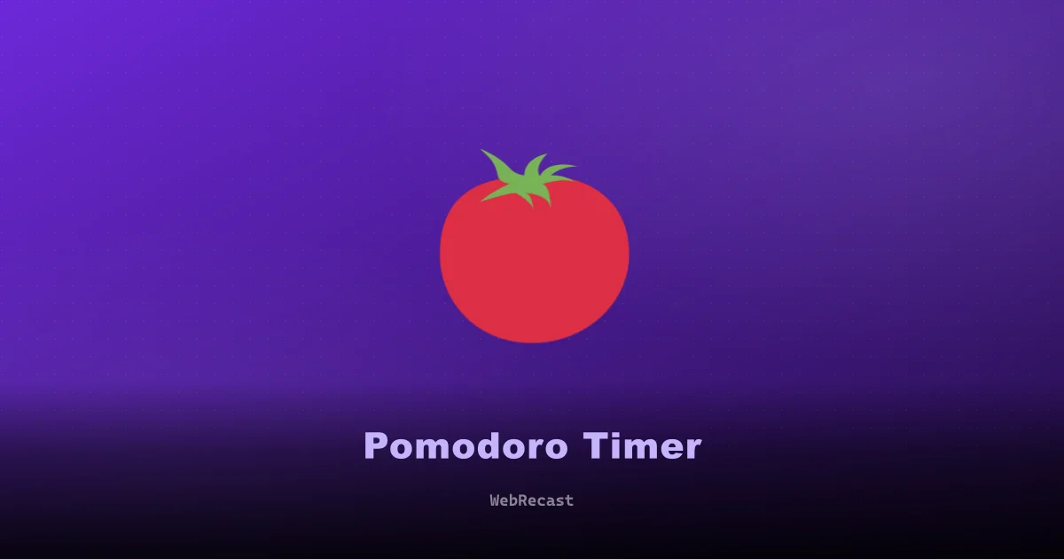 Pomodoro Timer preview