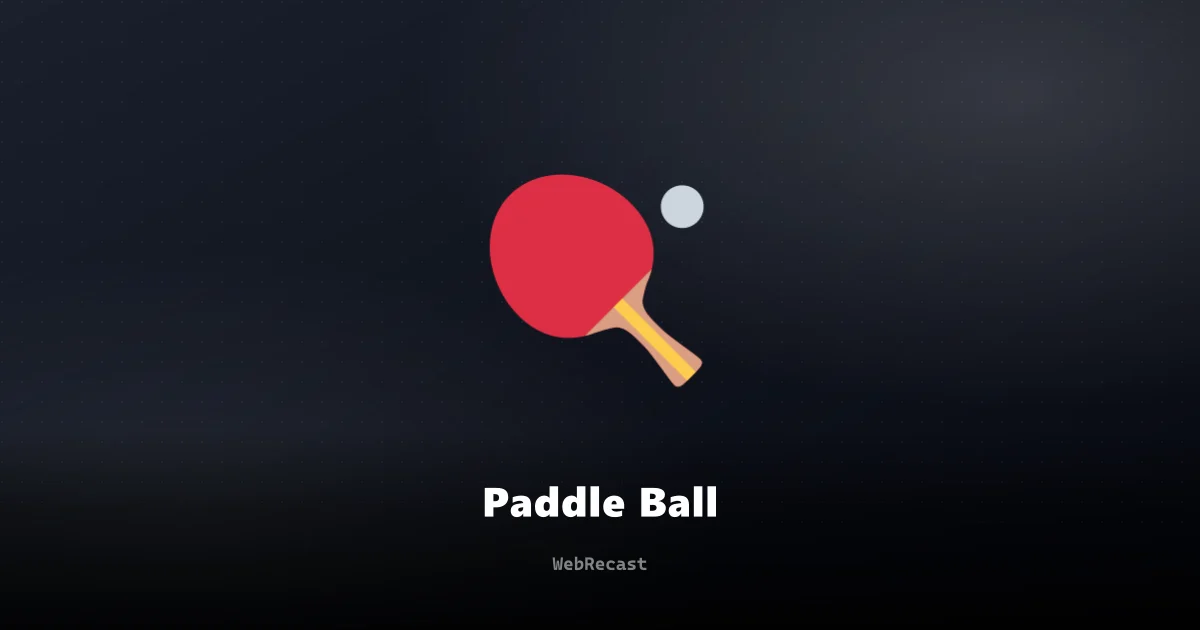 Paddle Ball preview
