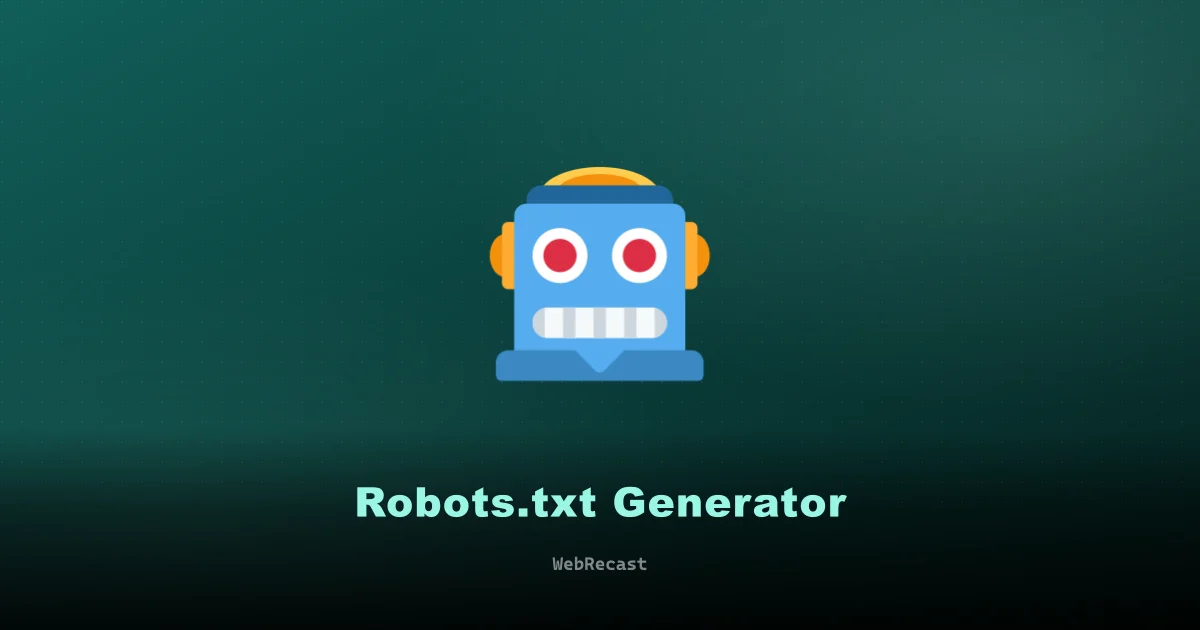 Robots.txt Generator preview