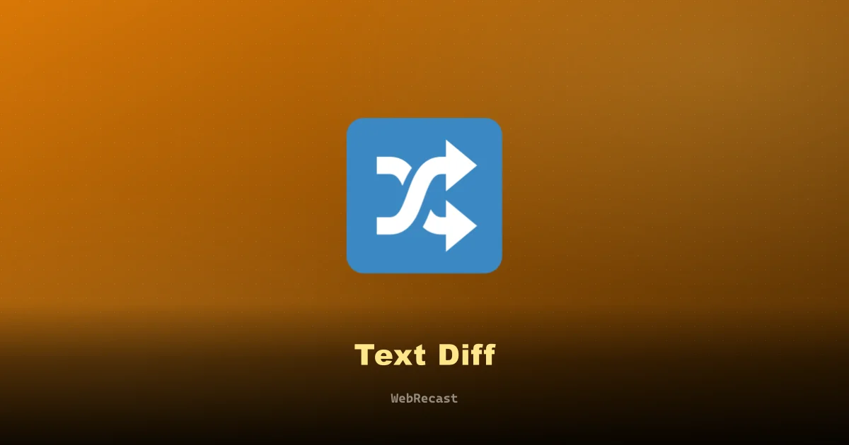Text Diff preview