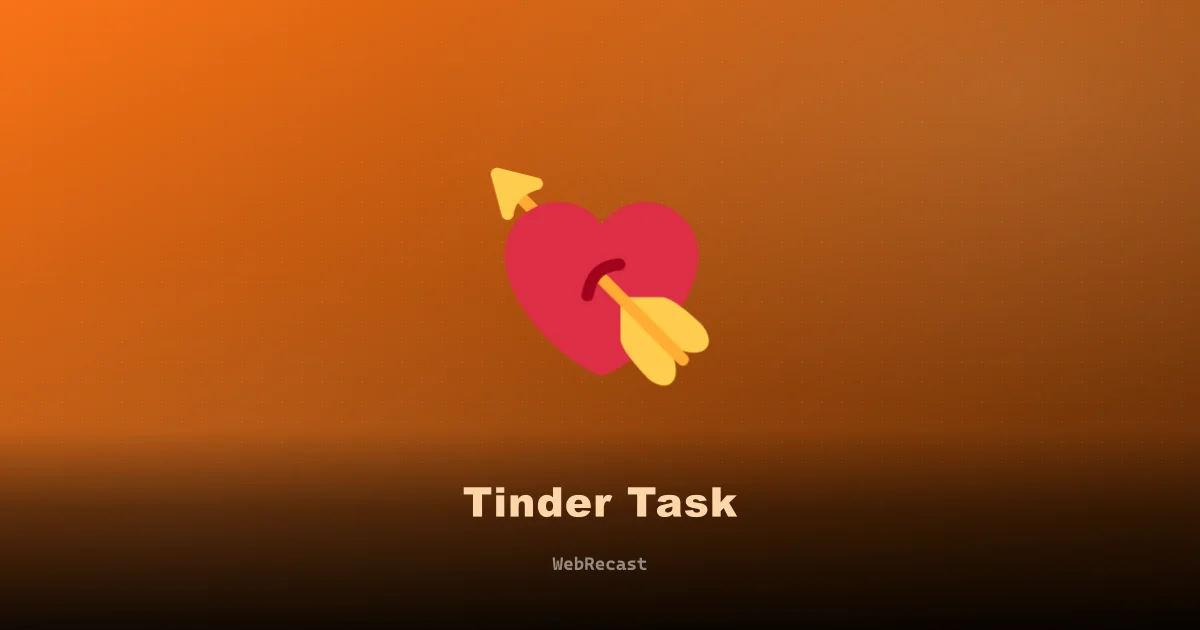 Tinder Task Cleaner preview