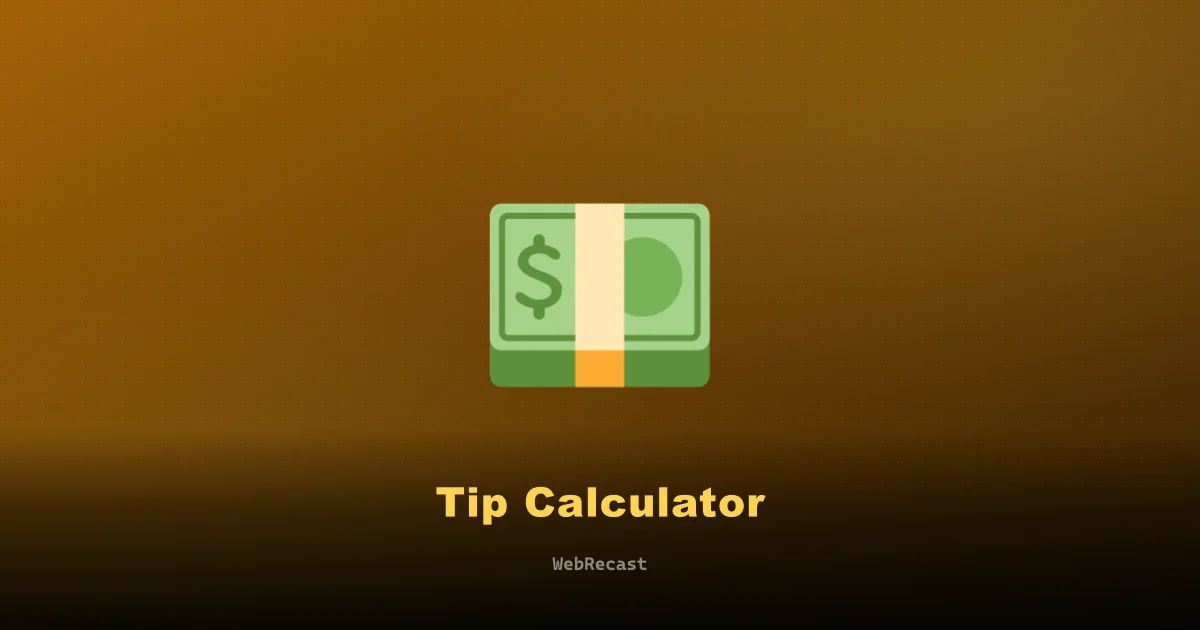 Tip Calculator preview