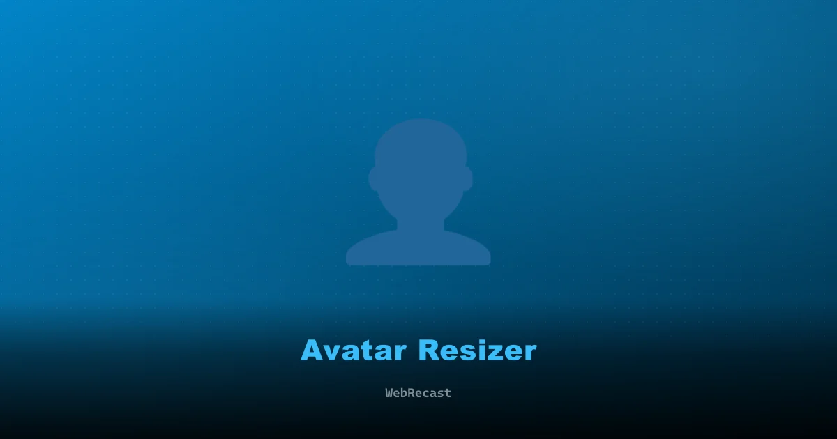 TeamSpeak Avatar Resizer preview
