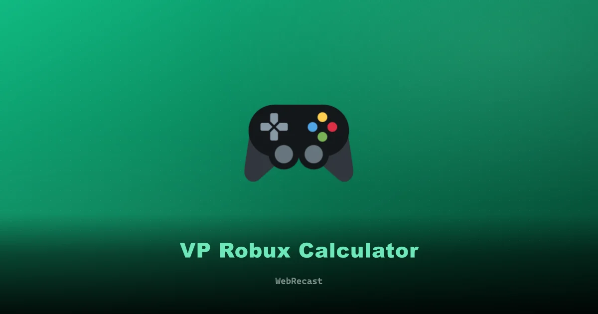 VP / Robux preview