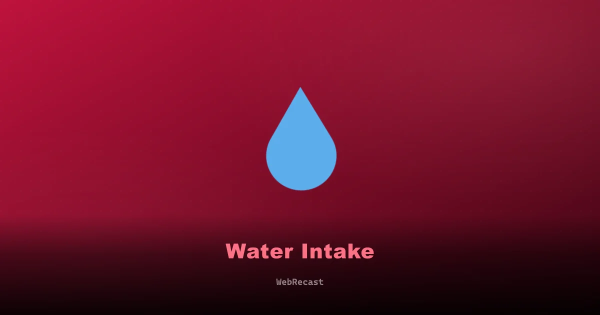 Water Intake Calculator preview