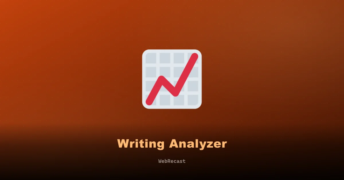 Writing Analyzer preview
